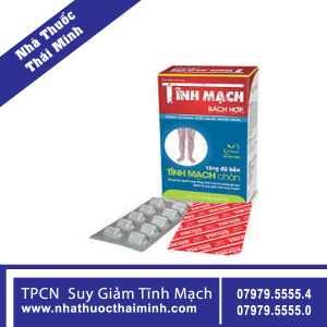 Thực phẩm hỗ trợ tĩnh mạch TĨNH MẠCH BÁCH HỢP hộp 30 viên