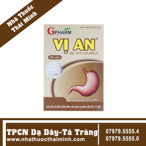 Viên uống Vị An GPharm giúp giảm đau dạ dày, tá tràng