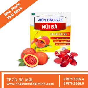 Viên Dầu Gấc Núi Bà hỗ trợ tình trạng quáng gà, hỗ trợ giúp làm sáng mắt