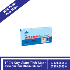 Viên uống Tĩnh Mạch Kingphar hỗ trợ điều trị giãn tĩnh mạch (30 viên)