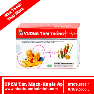 Viên uống Vương Tâm Thống chống bệnh mạch vành, hẹp hở van tim