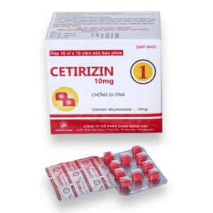 Thuốc viêm mũi dị ứng, nổi mày đay Cetirizine Đồng Nai