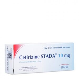 Thuốc viêm mũi dị ứng, nổi mày đay Cetirizne Stada 10mg