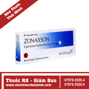 Thuốc Zonaxson 50mg - Điều trị liệt cứng do thoái hóa khớp (30 viên)